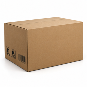 Grande boîte de carton ondulé industrielle pour expédition, carton maître robuste à 4 rabats RSC pour l'emballage - Product Image 1