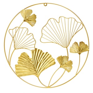 Décoration murale florale en métal au design moderne, sculpture murale en fil métallique, art mural en fer, taille personnalisable, très vendue - Product Image 5