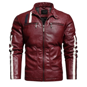 Top Hot Premium <b>Leather</b> Winter <b>Jacket</b> Men Lambskin Genuine <b>Leather</b> Classic Vintage Style <b>Brown</b> Fashion <b>Jacket</b> - Product Image 5