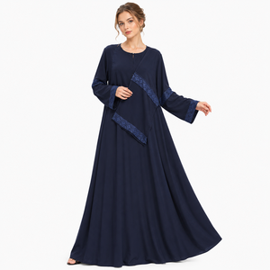 Abaya Royal Stone Work Dubai, Abaya de Cristal, Abaya de Lujo con Mangas de Mariposa, Abaya con Perlas, Abaya con Piedras de Luz de Luna - Product Image 2