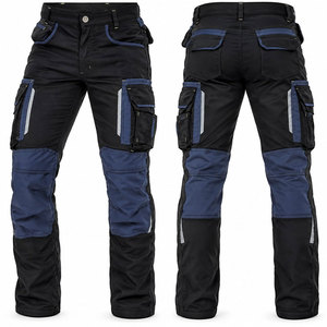 Pantalon de sécurité réfléchissant imperméable grande taille avec réflecteur, pantalon de travail haute visibilité, logo personnalisé - Product Image 1