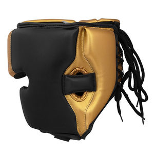 Wholesale Customized Leather Head Gear Helmet Head Guard Reasonable Price Boxing <b>Men</b> Leather Head Guard OEM Service - Product Image 1