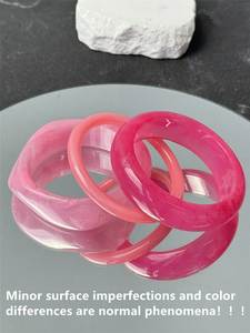 Brazalete de Resina Colorido, Joyería Hecha a Mano, Accesorio de Moda para Mujer, Diseño Personalizado, Venta al Por Mayor, Regalo para Fiestas - Product Image 5