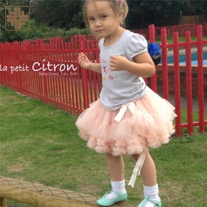 Vestido de Tul Rosa con Falda de Tul en Forma de A, Transpirable, de Gasa, Novedoso, Hecho a Mano para Niñas - Product Image 3
