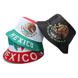 Sombrero de Sol Yama, Protección Solar, Estilo Bucket para Hombre, Personalizado con la Bandera de México, Diseño Hip Hop, Comercio Exterior - Product Image 1