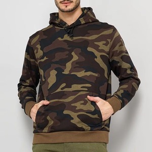 Sweat-shirt à capuche en polaire solide, respirant, séchage rapide, coupe classique, en molleton bouclette, avec poches, pour l'automne, style décontracté - Product Image 1