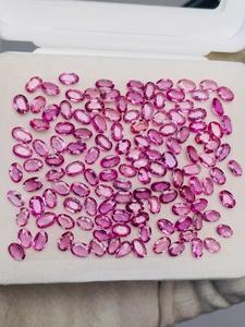 Saphir rose naturel taille poire 30 carats, couleur rose premium, qualité supérieure, certifié IGI, pierres précieuses assorties pour la fabrication de bijoux, lot - Product Image 2