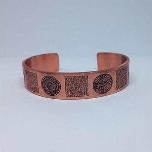 Unisex Stylish Vintage Star Design Solid Copper Cuff Bracelet Premium Quality Handmade <b>Engraved</b> <b>Bangle</b> Fashion Jewelry - Product Image 4
