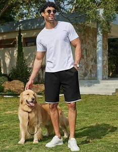 Pantalones Cortos de Verano para Hombre con Cintura Elástica, Transpirables, Ligeros, para Uso Diario - Product Image 3