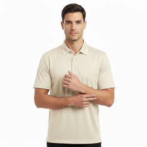 Chemises polo en coton uni pour hommes, tissu piqué de haute qualité, vêtements personnalisés pour pickleball, vêtements de golf, chemise polo de tennis - Product Image 2