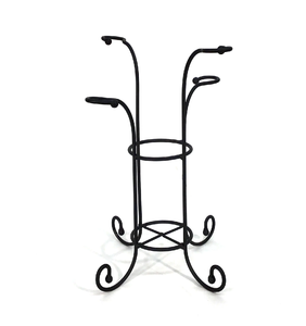 Estante para Vino Metálico Popular, Diseño Único, Estilo Rústico, Decoración para Bar en Casa, Soporte para Botellas de Vino, Proveedor Mayorista - Product Image 1