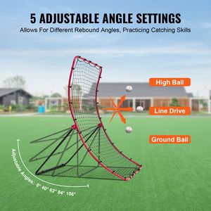 Rete di Rimbalzo PitchBack 4x5.5ft per Allenamento di Baseball e Softball - Product Image 3