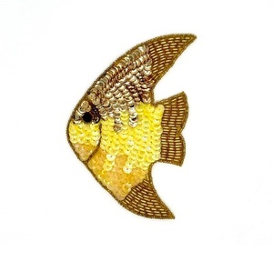 Custom Seed Beads Embroidery <b>Patches</b> For Bags And Clothing Stylish Handmade Seed Beads Beaded <b>Patches</b> For Garments - Product Image 3