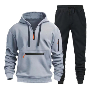 Survêtement Homme Léger Personnalisable Faible MOQ Vente en Gros Haute Qualité Tenue de Sport Imprimé Logo Personnalisé Entraînement Course à Pied - Product Image 1