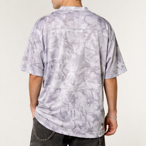 OEM Özel Sublimasyon Baskılı Büyük Beden Erkek Amerikan Futbolu Forması Trend Kamuflaj Tasarımlı Sokak Modası Tişörtü Özel Etiket - Product Image 2