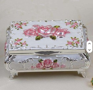 Trendsetting Copper Jewelry Storage <b>Box</b> with <b>Treasure</b> Chest Design for Rings and Cosmetics - Product Image 2