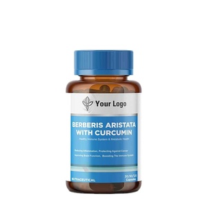 High Quality Berberis Aristata Curcumin Capsules Antioxidant Support Herbal Supplements Private Label 24 Months Shelf Life - Product Image 1