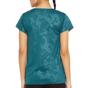 เสื้อยืดแขนสั้นคอปกผ้าบาติกสำหรับผู้หญิง ผ้าฝ้ายผสมสแปนเด็กซ์ 100% ระบายอากาศได้ดี สไตล์ลำลอง - Product Image 5