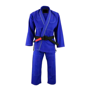 Azul logotipo personalizado y bordado BJJ uniforme impresión Digital kimono de jiu jitsu Karate desgaste al por mayor servicio OEM jiu jitsu kimono - Product Image 1