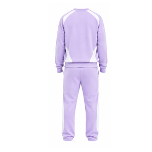 Wholesale Crew Neck Tracksuit <b>Men</b> Custom Sweatshirt and Jogger <b>Pants</b> Two Piece Casual Athletic Gym <b>Running</b> Training Set Clothing - Product Image 4