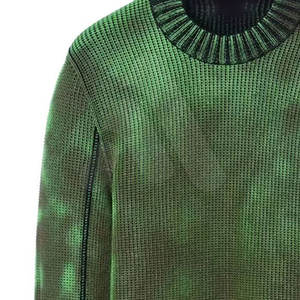 Suéter Premium 100% Algodón con Lavado Ácido para Hombre, Corte Holgado, Estilo Casual Urbano, Transpirable, de Alta Calidad para Invierno - Product Image 6