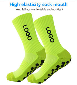 High Quality Cotton Men's Soccer <b>Socks</b> Custom Logo Crew Design with Non-Slip Ankle <b>Grip</b> for Youth Sports and Football - Product Image 2
