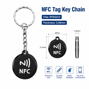 พวงกุญแจ NFC NTAG213 PVC อีพ็อกซี่ กันน้ำ พร้อมพิมพ์โลโก้ - Product Image 2
