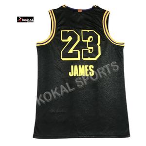 Maillots vierges en gros de basket-ball d'équipe pour imprimer concevez votre propre uniforme de basket-ball - Product Image 2