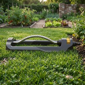 Système d'arrosage oscillant en plastique pour jardin, 4 modes de pulvérisation réglables, couverture idéale pour pelouses moyennes - Product Image 3