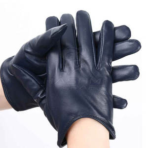 Guantes de moda de cuero genuino de primera calidad, cálidos para el invierno, suaves al tacto, con artesanía duradera para uso diario y actividades al aire libre - Product Image 2
