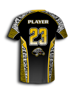 Jersey de béisbol de secado rápido con identificación de equipo Número de nombre a medida Gran cantidad Estilo deportivo de manga corta brillante - Product Image 2