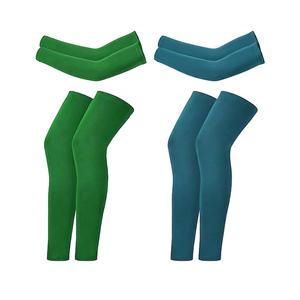 Ensemble d'équipement de compression professionnel Cosh Sports – Manchons de protection UV et leggings athlétiques respirants - Product Image 5