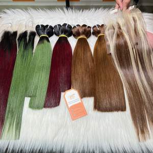Silky Chocolate Brown Color Bone Straight Hair <b>Extensions</b> Vietnamese Donors Long-Span Raw 12A Grade <b>Cheap</b> Factory Price - Product Image 5