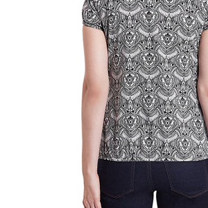 Nouveau design de t-shirt pour femmes en sublimation, prix de gros, prix bas, personnalisable, séchage rapide, respirant, écologique, 100% coton pour femmes - Product Image 6