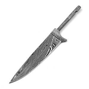 Premium Damascus Steel Blank <b>Blade</b> <b>Craft</b> Blank for DIY Custom Projects Handle Making and Workshop Crafting - Product Image 2