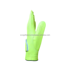 Personalizado de alta calidad transpirable genuino Cabretta PU guantes de cuero Golf para Mujeres Hombres mano izquierda estilo de moda para deportes EOM - Product Image 3
