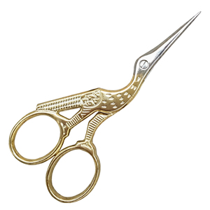Professional Gold High Quality Stork <b>Cuticle</b> <b>Scissors</b> Stainless Steel Fine Point Precision Nail <b>Cuticle</b> Trimming Beauty Tool OEM - Product Image 5