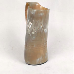 Nouvelle tasse en corne de buffle au design unique 2026, Nouvelle tasse à bière en corne, Chope viking et cornes de buffle à prix abordable en provenance d'Inde - Product Image 1