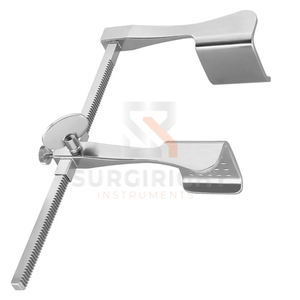 Retractor Torácico Recto Tuffier de Acero Inoxidable, Tamaño Personalizado, Certificado CE Clase I, Color Rosa - Product Image 1