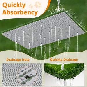 Alfombra de césped artificial Premium para mascotas, cómoda, duradera, suave, resistente al agua, fácil de limpiar, perfecta para el inodoro del perro, 2017 - Product Image 3