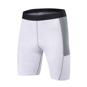 Shorts de compression pour hommes OEM, shorts de course, collants respirants, shorts de fitness pour l'entraînement avec poches pour téléphone, shorts de fitness pour hommes - Product Image 1