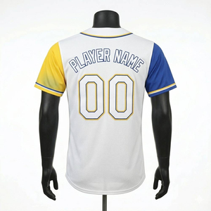 Maillot de baseball de qualité supérieure fabriqué au Pakistan, 100% polyester, manches courtes, respirant, séchage rapide, unisexe, adulte - Product Image 2
