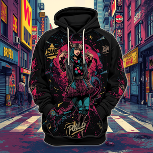 เสื้อฮู้ดแบบสวม Unisex น้ำหนัก 370 กรัม ผลิตจากผ้าโพลีเอสเตอร์/ไนลอน ฟลีซ กันน้ำ ระบายอากาศได้ดี ทรงโอเวอร์ไซส์ อุ่นสบายสำหรับฤดูหนาว มีกระเป๋าเสื้อ - Product Image 6