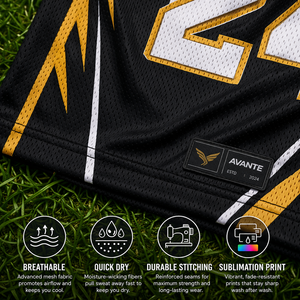 ผู้ผลิตเสื้อบาสเก็ตบอลแบบ OEM ตามสั่ง เนื้อผ้าโพลีเอสเตอร์ 100% แห้งเร็ว ระบายอากาศได้ดี ปักชื่อและหมายเลขผู้เล่นตามสั่ง - Product Image 3