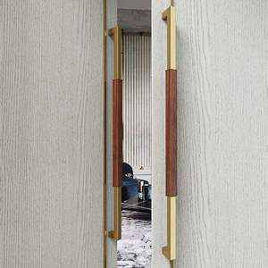 Modern Villa Hotel Glass <b>Handle</b> Box Thickened Stainless Steel Durable Ambidextrous Tempered Frameless Large Minimalist Z/F - Product Image 3