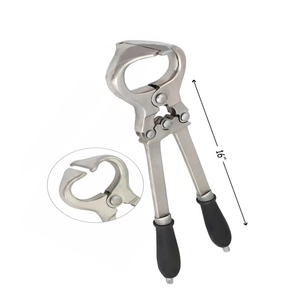 Best SOLINGMED SURGICAL <b>Veterinary</b> Stainless Steel Manual Reusable Pig Castration Clamp Forceps High Quality Class II 2-Year - Product Image 3