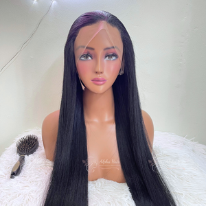 Super doble dibujado cutícula alineada hueso sedoso recto vietnamita Premium extensiones de cabello humano pelucas delanteras de encaje sin procesar - Product Image 1