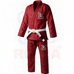 Kimono BJJ unisexe pour adultes OEM, 240g, 100% polyester, léger, extensible, respirant, coupe-vent, antibactérien, écologique, durable - Product Image 3