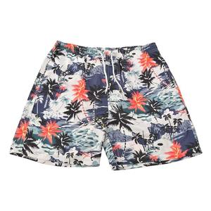 Shorts de sport décontractés légers et respirants pour hommes, taille mi-haute, fermeture élastique, couleur unie, en tissu peigné, pour la plage - Product Image 5