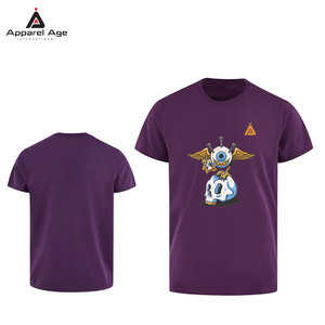 เสื้อยืดผู้ชายพิมพ์ลายกราฟิกแบรนด์สั่งทำขายส่ง เสื้อผ้าลำลอง ผ้าฝ้าย 100% ทรงหลวม สไตล์ใหม่ - Product Image 4